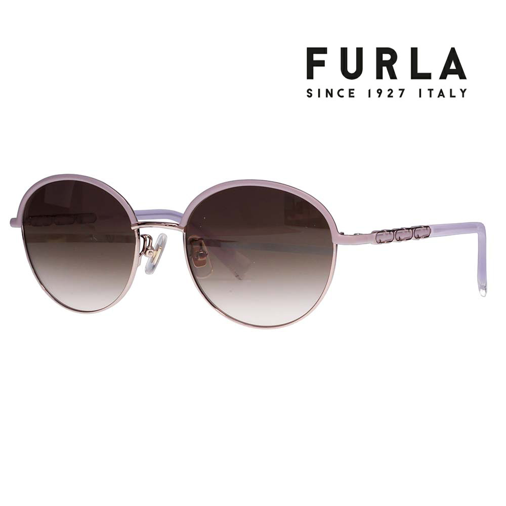 FURLA フルラ◆婦人サングラス　SFU750J-2A8L（シャイニーグレー） SFU750J 2A8L 53 フルラ FURLA サングラス レディース メタル