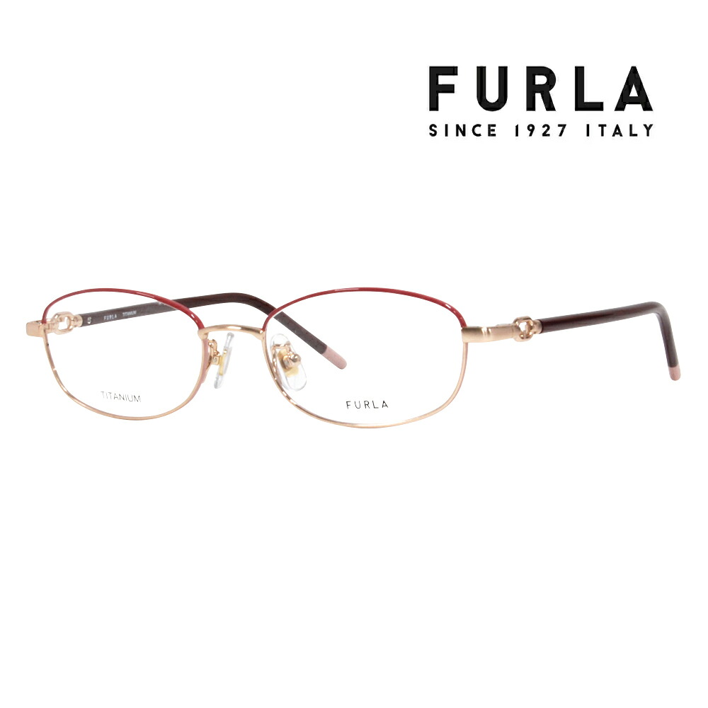 【正規品販売店】 度なし1.55レンズ交換+0円 FURLA フルラ 眼鏡 伊達メガネ VFU573J 0323 51 スクエア ジャパンモデル レディース|What’s up?-ワッツアップ-