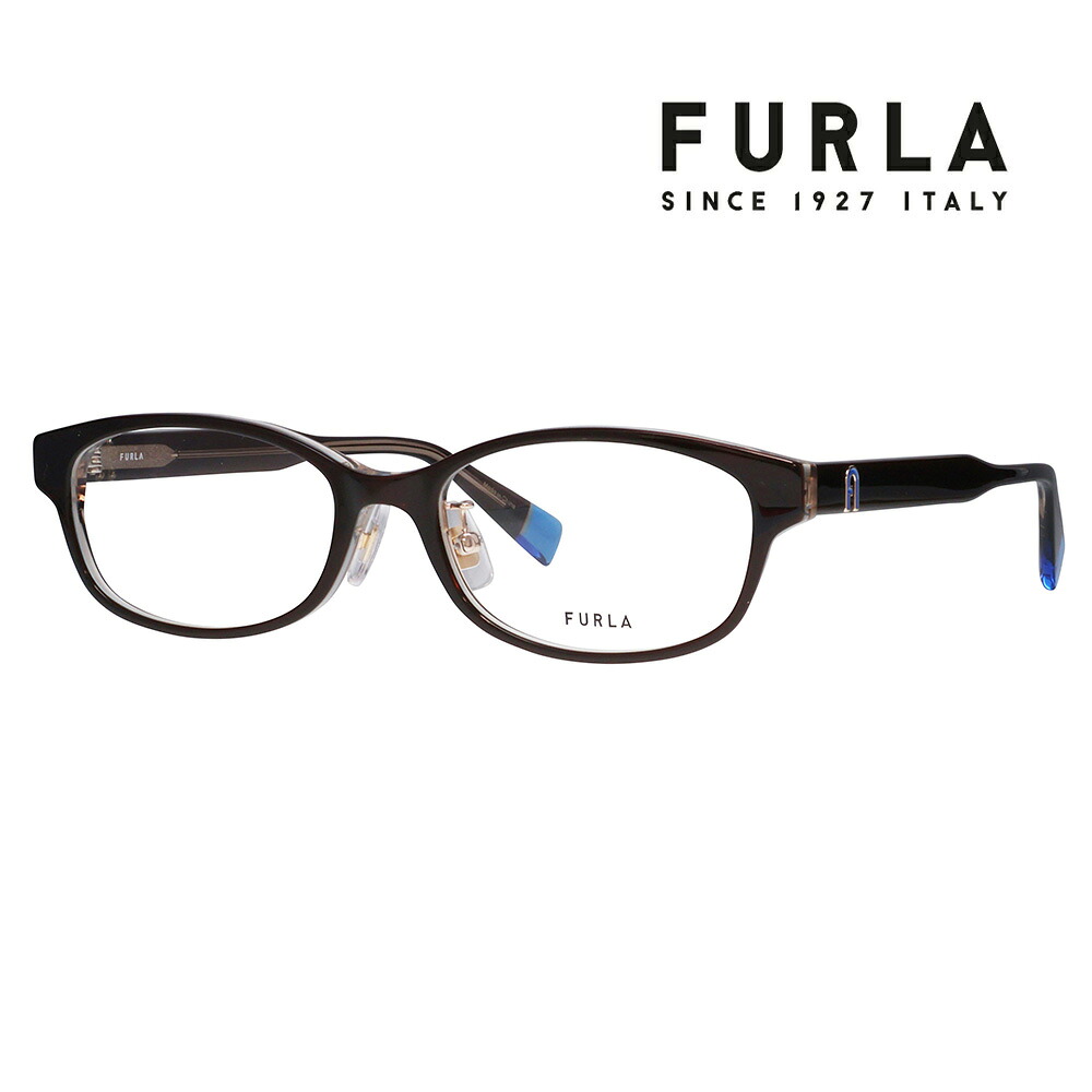 【正規品販売店】 度なし1.55レンズ交換+0円 FURLA フルラ 眼鏡 伊達メガネ VFU968J 01BA 51 スクエア セル ジャパンモデル レディース｜What&rsquo;s up？-ワッツアップ-