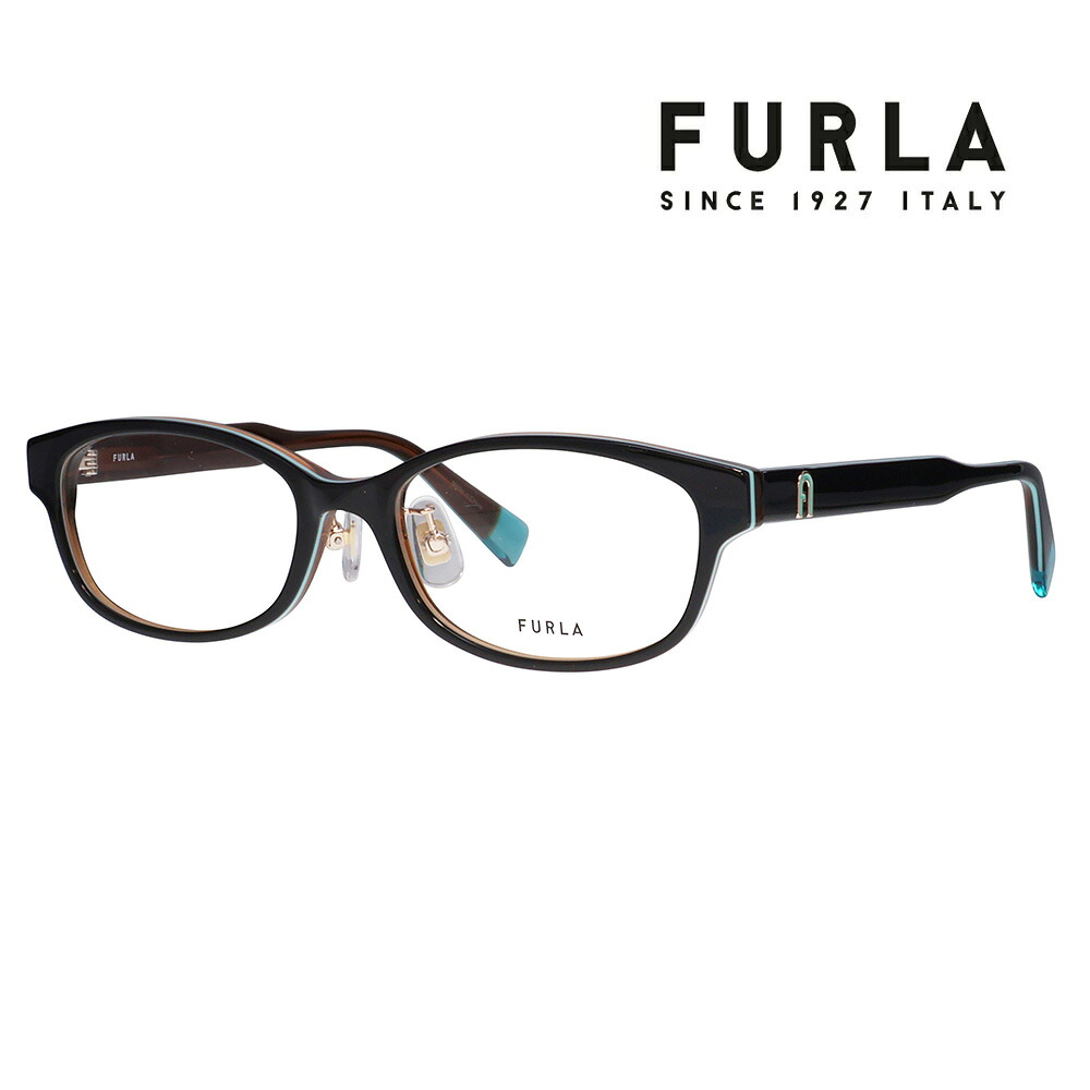 【正規品販売店】 度なし1.55レンズ交換+0円 FURLA フルラ 眼鏡 伊達メガネ VFU968J 0V05 51 スクエア セル ジャパンモデル レディース