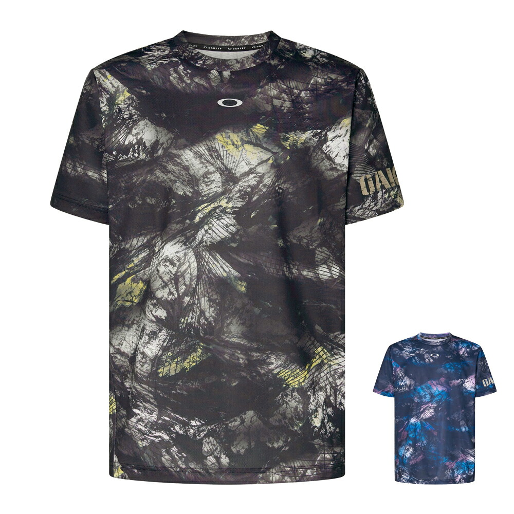 【関送無料】 Oakley オークリー ロゴ 半袖 Tシャツ OAKLEY オークリー 半袖 Tシャツ メンズ UVカット 吸汗速乾 ロゴ