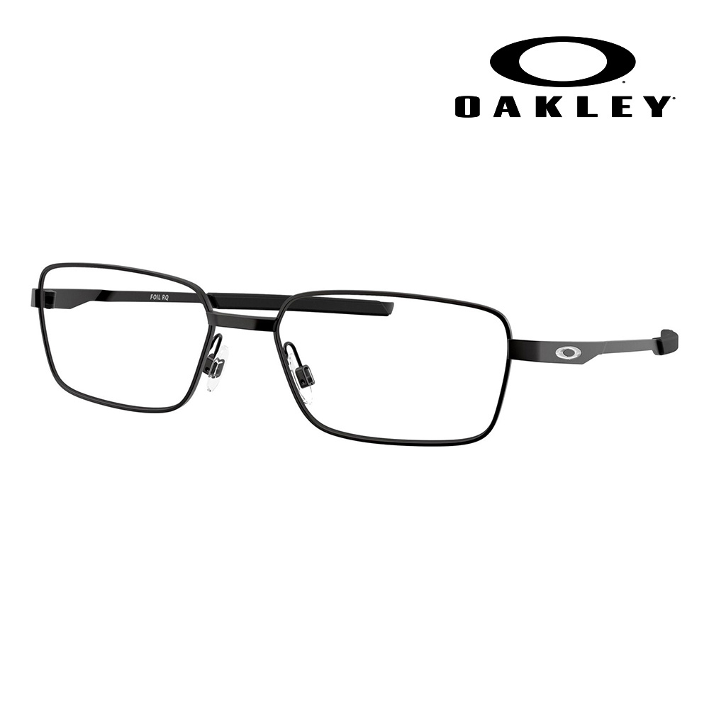 【正規品販売店】度なし1.55レンズ交換+0円 オークリー メガネ フレーム OX3036-01 55 OAKLEY Foil RQ フォイルアールキュー メタル レクタングル メンズ 伊達メガネ 眼鏡