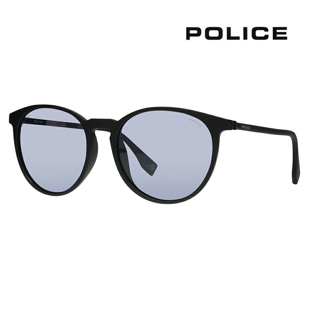 刷り直す別注ひな形【定め事品売りわたす店】警察当局 黒眼鏡 SPL983I U28Z 53 POLICE 別注色つや ミリオンセラー 豆の町 ウェリントン 点火装置色つや 偏光水晶体 伊達メガネ 眼鏡