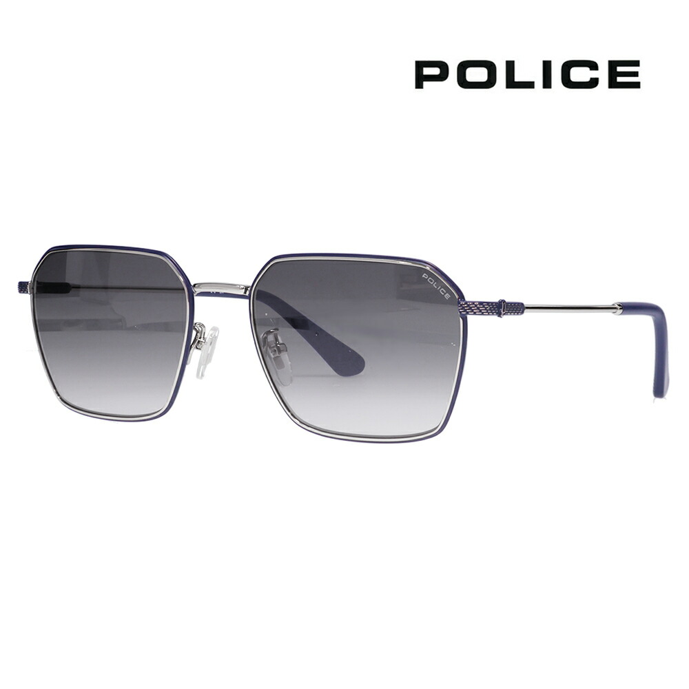 【定め事品売りわたす店】警察当局 黒眼鏡 伊達眼鏡 SPLL84 0579 56 POLICE 世界的ひな形 真四角 弾機丁番 OCTANE 2024年ひな形 UV 紫外線