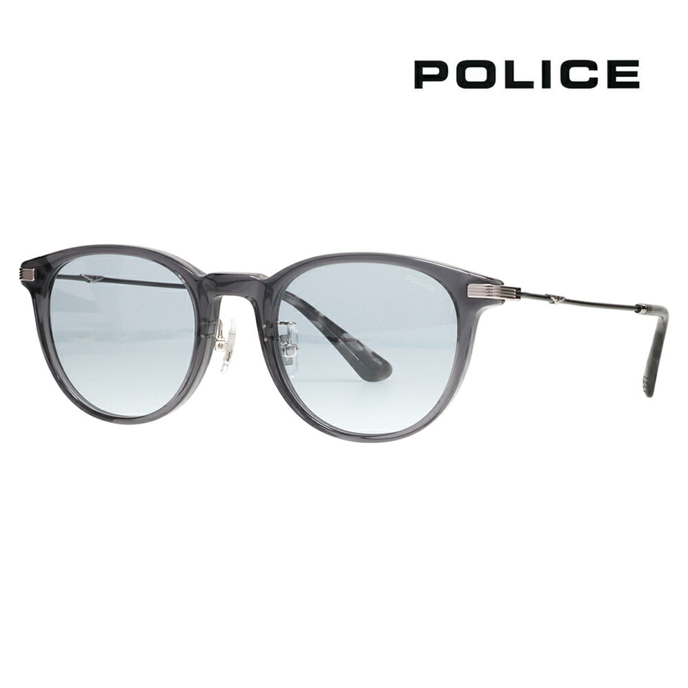 【定め事品売りわたす店】警察当局 黒眼鏡 伊達眼鏡 メガネ SPLM34J 9HPL 49 POLICE 2024年ひな形 ジャパンひな形 HIGHWAY ハイウェイ  豆の町 ズボン下  チタニウム 点火装置色つや