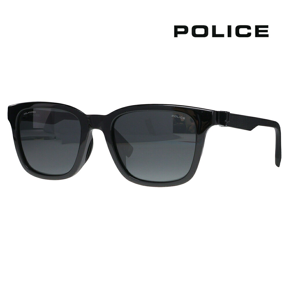 【正規品販売店】ポリス サングラス SPLT72J Z42P 53 POLICE スクエア セル メンズ 偏光