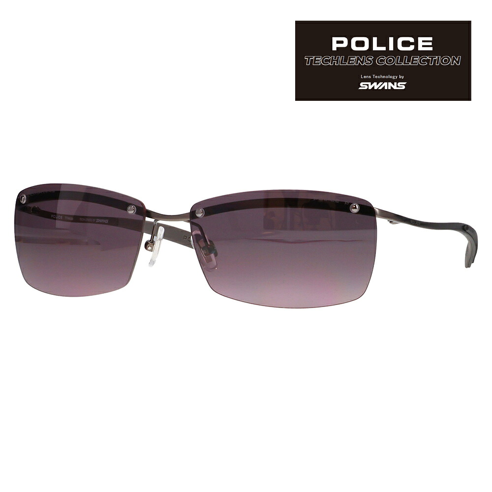 【定め事品売りわたす店】刑事警察 黒眼鏡 POLICE×SWANS SPLT77J 627P 60 RIDER Tech Lenses Collection ジャパン模範例 保守的 チタン チタニウム メンズ アウトドア 偏光 ULTRA水晶体