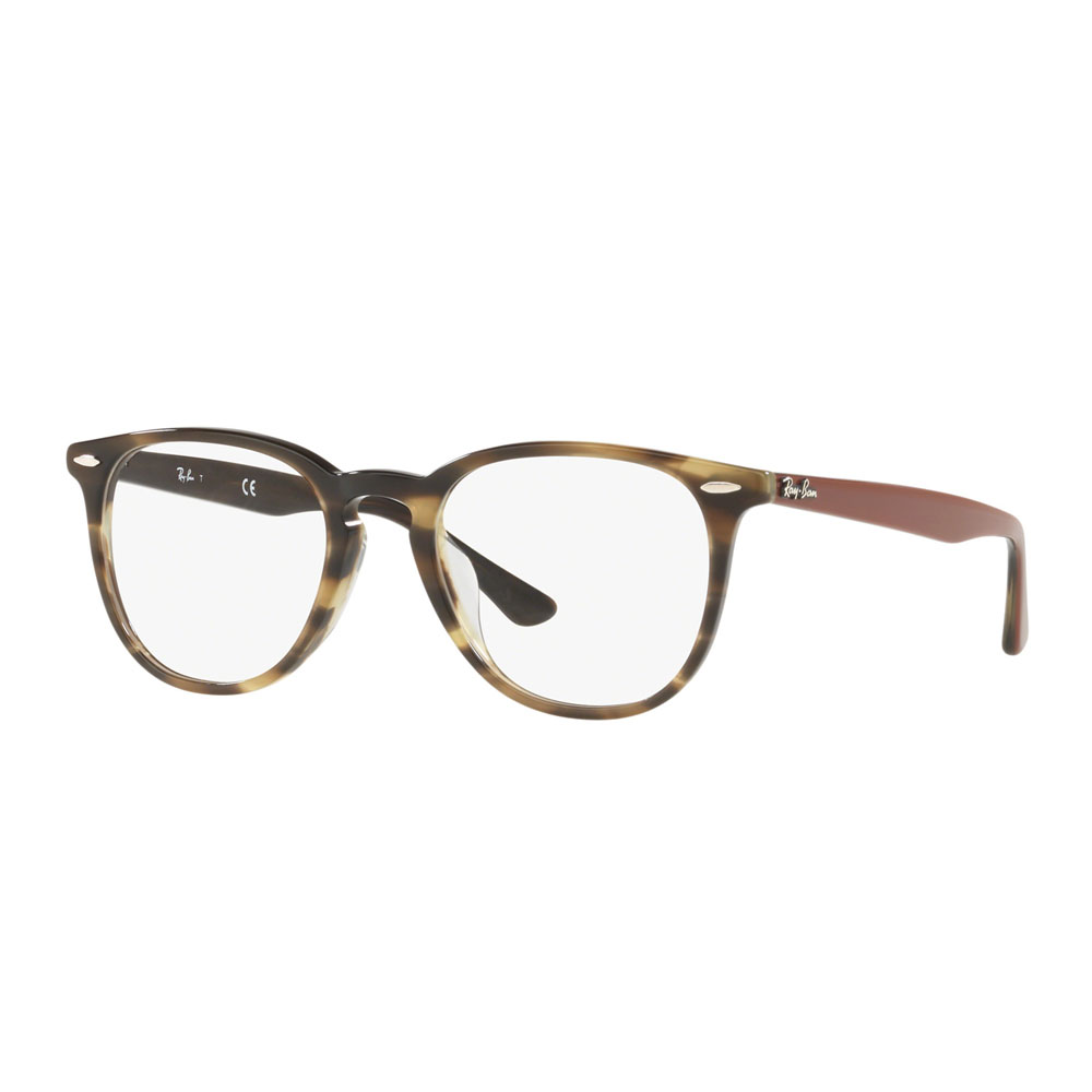 【逃げ口】度なし1.55水晶体取り替えっこ+0円 レイバン 眼鏡 ひな形 RX7159F 5798 52 Ray-Ban 盛りだくさん相応う ウェリントン アイコン ICONS