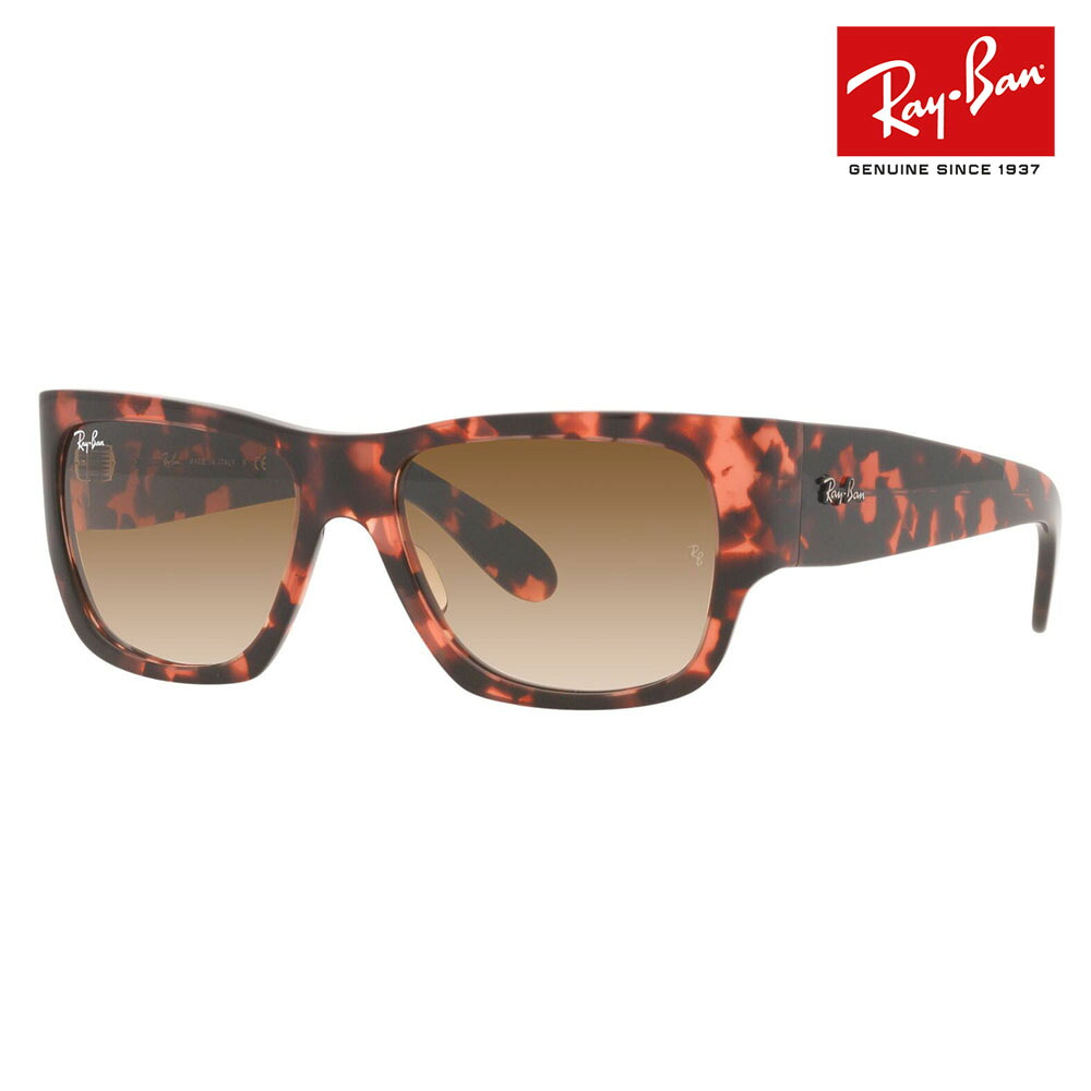 【オススメ価格】レイバン サングラス RB2187 133451 54 Ray-Ban NOMAD FLECK ノマドフレック セル スクエア 伊達メガネ 眼鏡