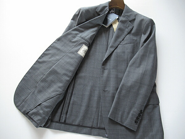 SALE オンワード樫山正規品 春夏 J.プレス J.PRESS MOVING REDA1865 メランジウィンドウペン ウールジャケット イタリア製生地 定価70,400円(税込み)