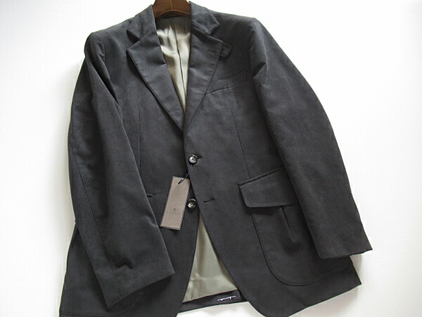 新品 オンワード樫山 五大陸/gotairiku AIR WEAR 春夏 ドーメル COLONIAL シャドーストライプ スーツ34B/BB4/幅広S/紺/9.7万円
