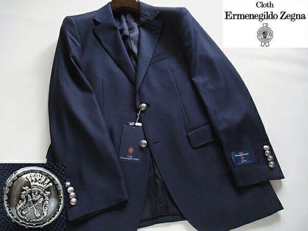 【楽天市場】秋冬 最高級 エルメネジルド ゼニアTRAFALD×Ermenegildo Zegna Trofeo紺ブレザー メタル釦ウールジャケット  濃紺 : up well