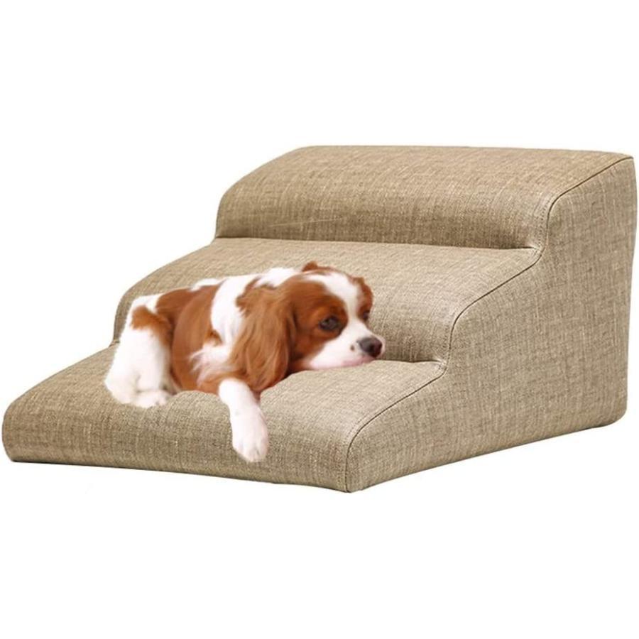 ペット用 ステップ 階段 犬 階段 犬 ステップ，スロープ スポンジ 滑り止め ギャングウェイ メッシュ ポータブル 耐久性 犬 はしご 屋内