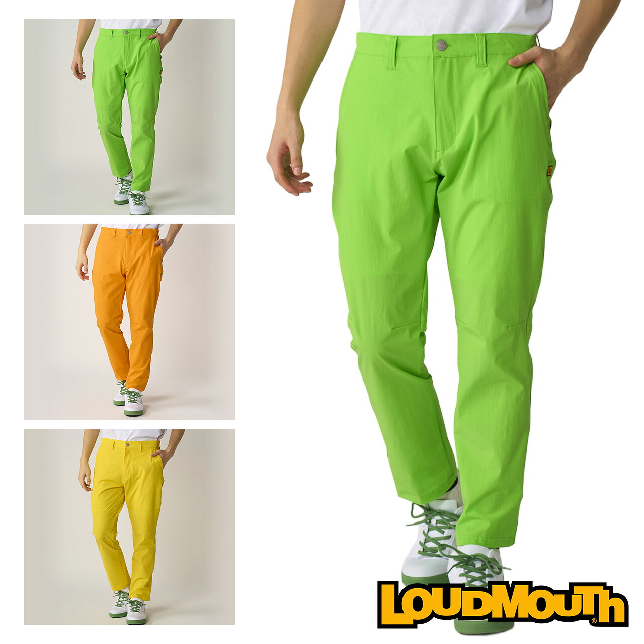 ゴルフウェア メンズ 撥水ハイパーストレッチ ロングパンツ 8WAY ゴルフパンツ ボトムス ズボン ゴルフ ラウンド 練習 春夏 夏 おしゃれ ギフト 普段使い レジャー ラウドマウス LOUDMOUTH 866319|ラウドマウス LOUDMOUTH 公式
