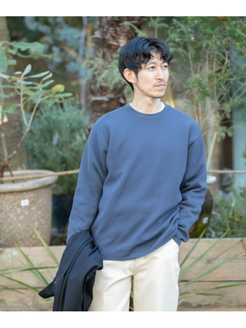 ミラノリブ 多機能ニット アンサンブル ブルー トップス グレー ...