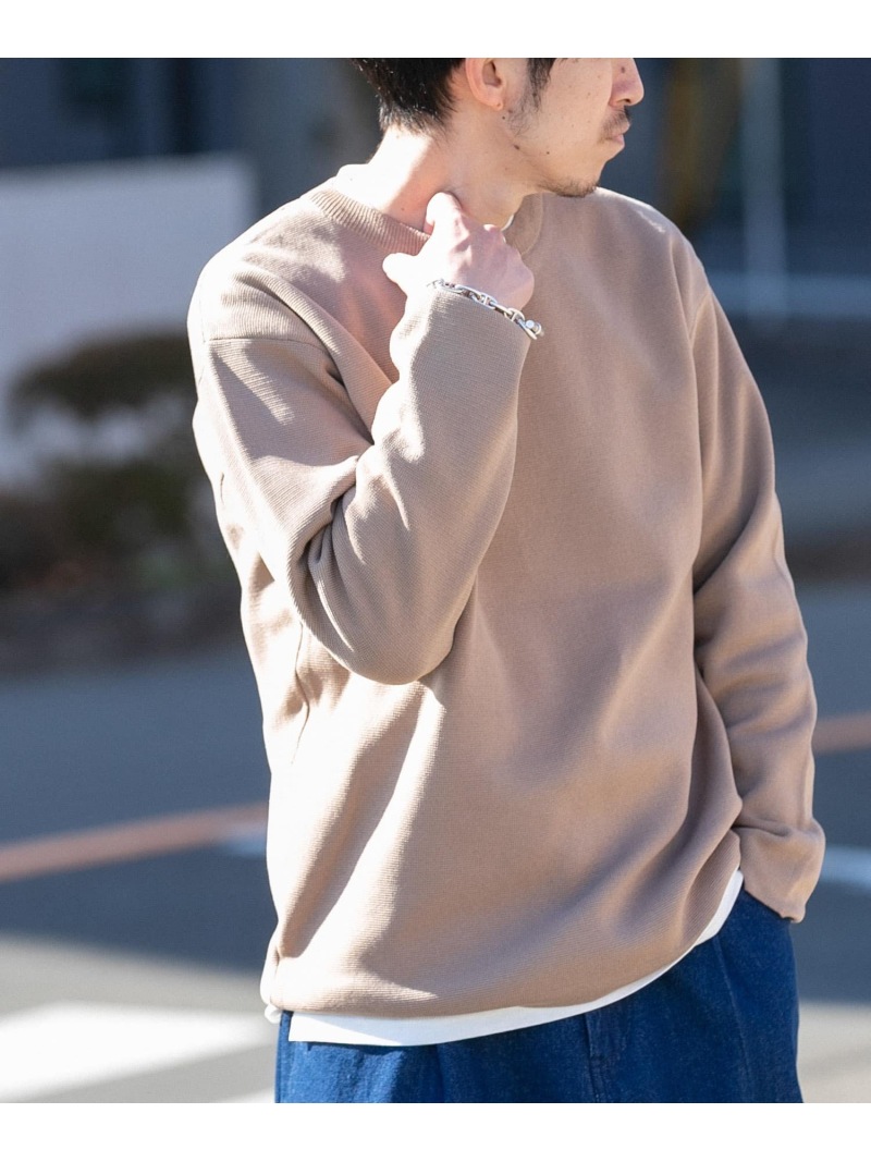ミラノリブ 多機能ニット アンサンブル ブルー トップス グレー ...