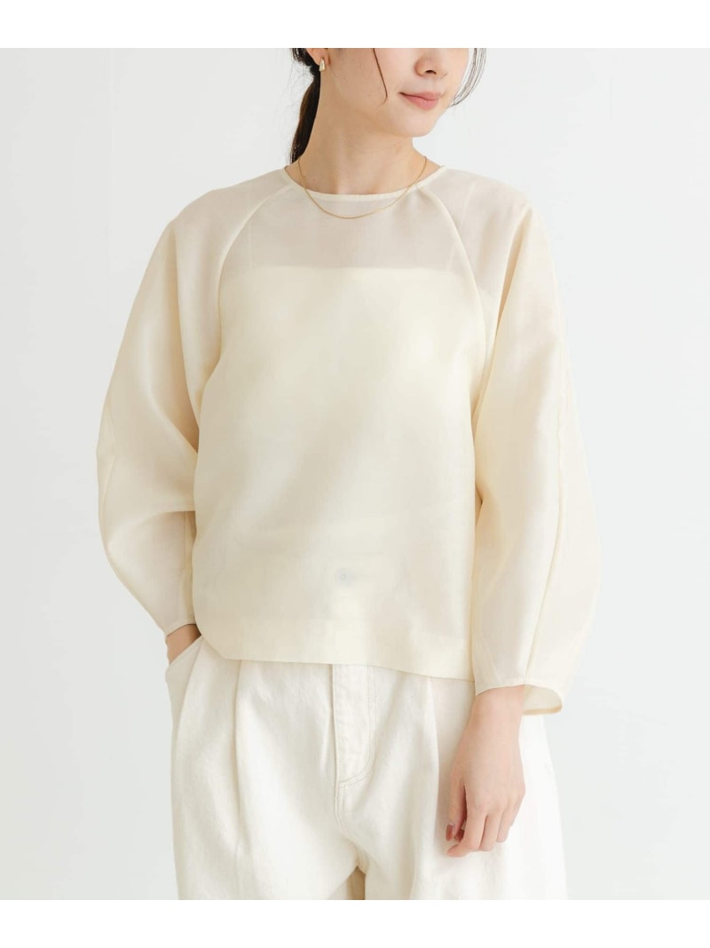 楽天市場】【SALE／40%OFF】VIVIANO Tulle Puff Sleeve Top
