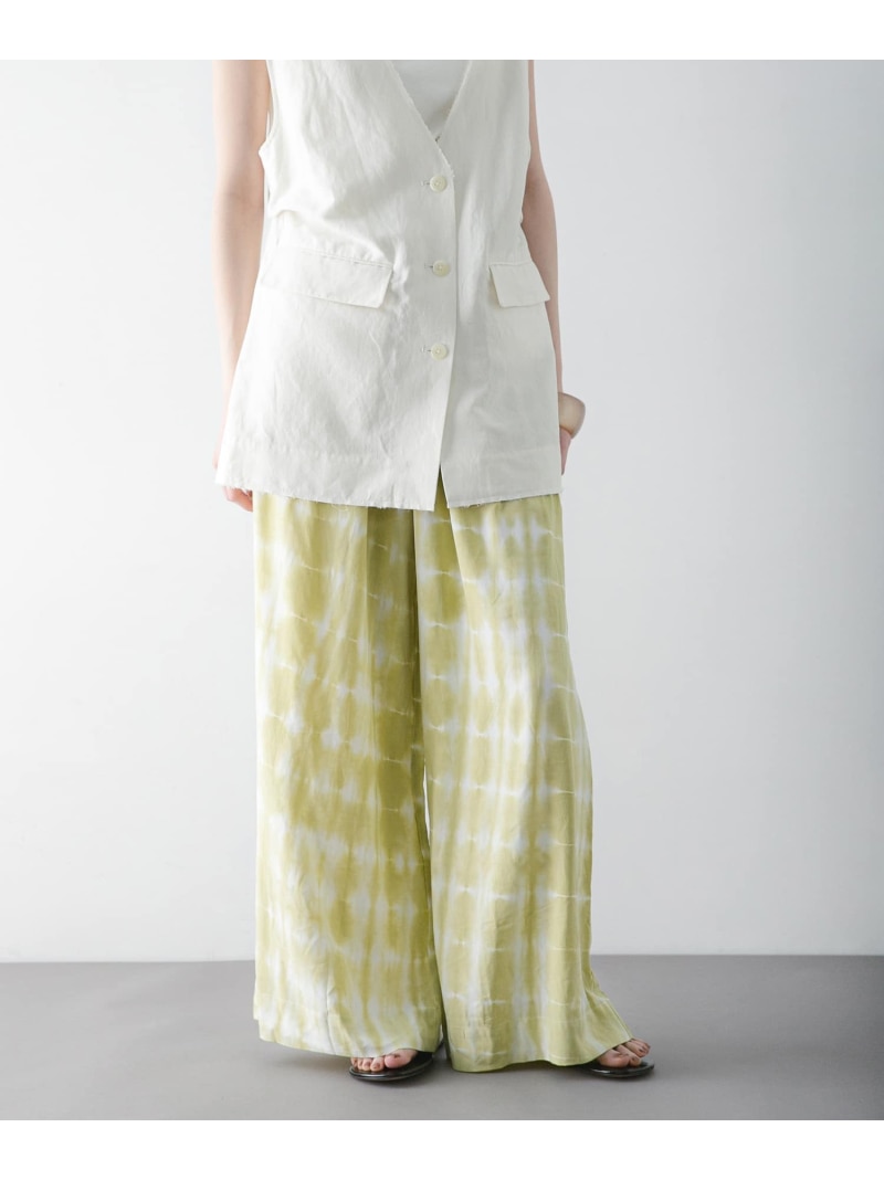 【SALE／20%OFF】『構成成分別注色合い』LUSANA CICI PANTS URBAN RESEARCH アーバンリサーチ ズボン下 余分の物のズボン下 黒いこと 青色 緑であること【RBA_E】【貨物輸送無料】[ Fashion]