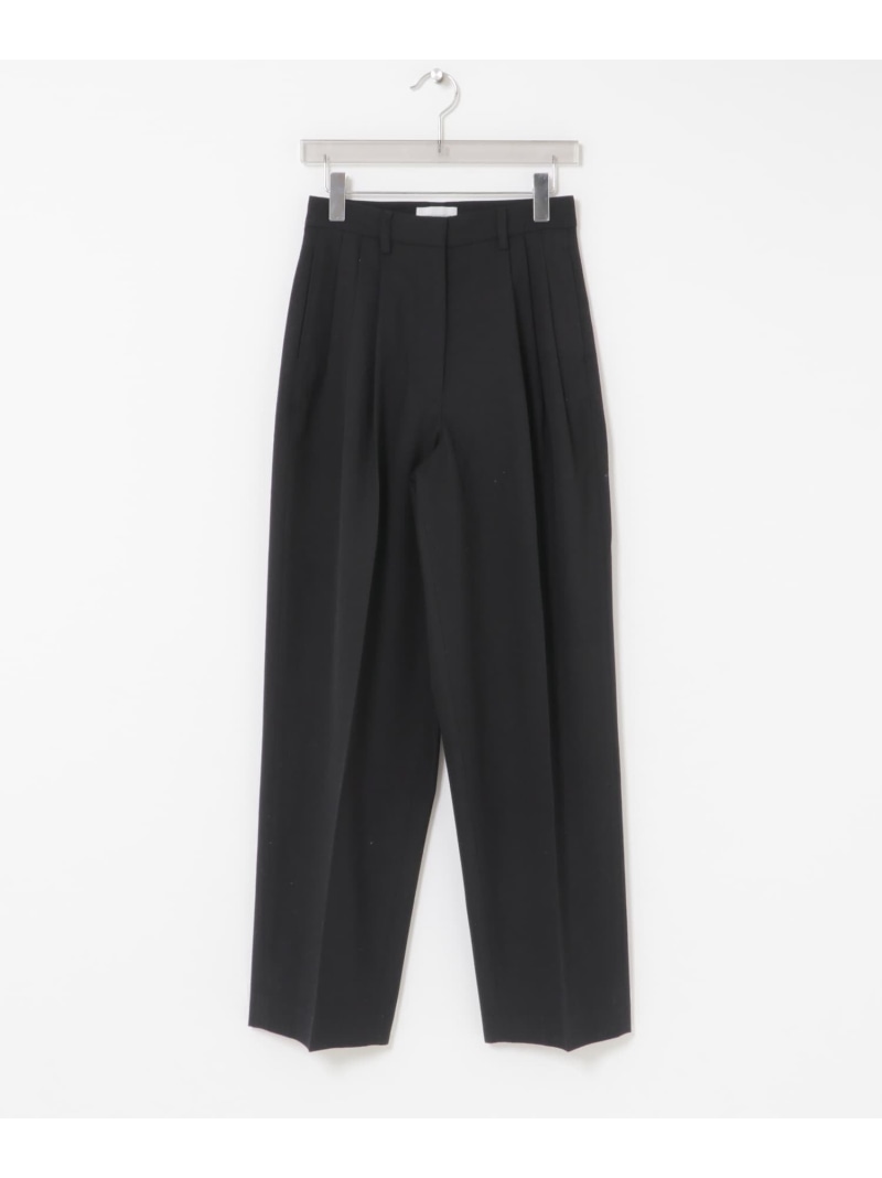 new basic HIGH TWIST WOOL PANTS URBAN RESEARCH アーバンリサーチ パンツ その他のパンツ ブラック【送料無料】[ Fashion]