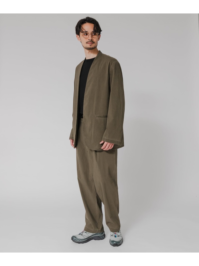 DUSTER NYLON JACKET URBAN RESEARCH アーバンリサーチ ジャケット・アウター ナイロンジャケット カーキグリーン ブラック【送料無料】[ Fashion]