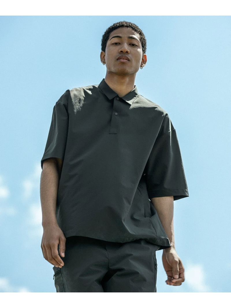 『洗い濯ぎ可/防シワ/撥水』COOL DOTS スポーツシャツ URBAN RESEARCH アーバンリサーチ トップス スポーツシャツ 米国海軍 黒いこと 薄墨色【貨物輸送無料】[ Fashion]