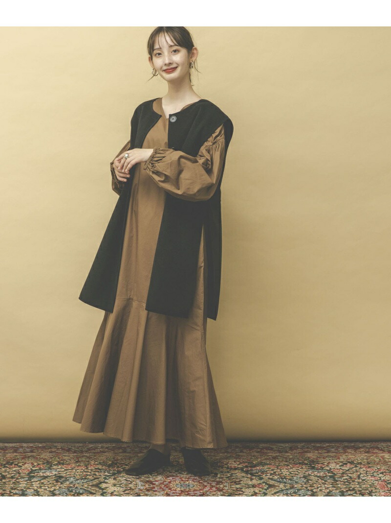 Lab すそフレアーvのどくび衣裳 Urban Research アーバンリサーチ ワンピース ワンピースその他 赤銅色 ベージュ 黒 貨物輸送無料 Rakuten Fashion Ice Org Br