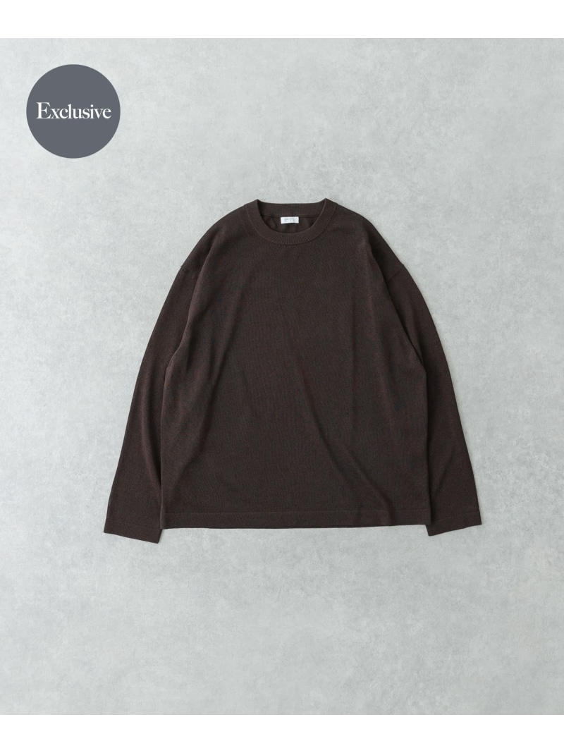 楽天市場】crepuscule クレプスキュール Co/Wo Moss stitch P/O BLACK