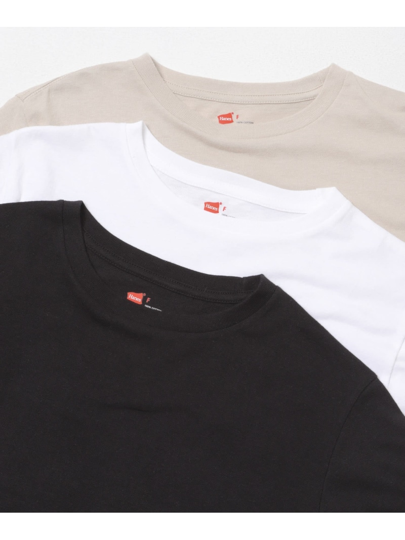 HANES 3PクルーネックTシャツ URBAN RESEARCH アーバンリサーチ トップス カットソー・Tシャツ【送料無料】[ Fashion]