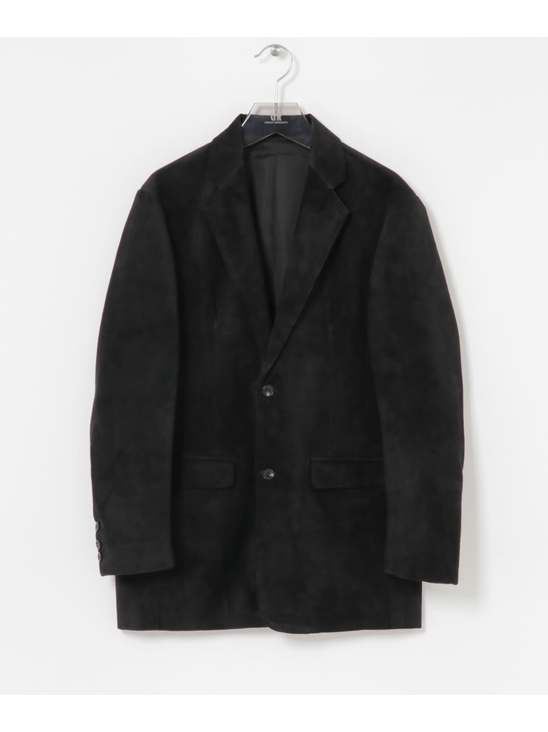 【SALE／40%OFF】semoh Suede Jacket URBAN RESEARCH アーバンリサーチ ジャケット・アウター テーラードジャケット・ブレザー ブラック【RBA_E】【送料無料】[ Fashion]｜URBAN RESEARCH／アーバンリサーチ
