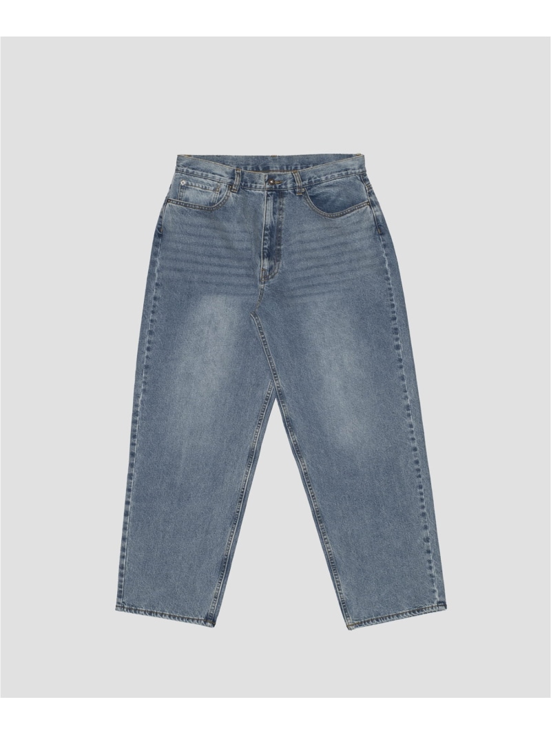 【SALE／50%OFF】LOTTO SUMMER BAGGY DENIM PANTS URBAN RESEARCH アーバンリサーチ パンツ ジーンズ・デニムパンツ ネイビー ブラック【RBA_E】【送料無料】[ Fashion]