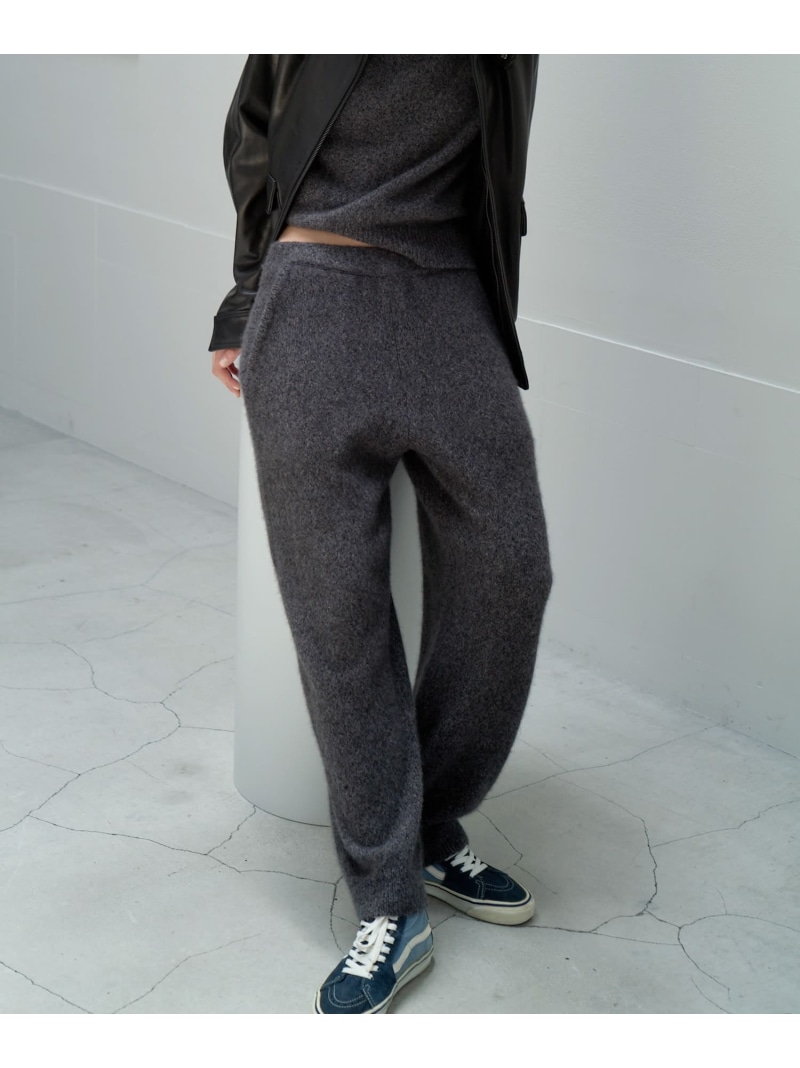 【SALE／50%OFF】new basic CASHMERE SILK MOULINE LONGPANTS URBAN RESEARCH アーバンリサーチ パンツ その他のパンツ グレー ブラウン【RBA_E】【送料無料】[ Fashion]