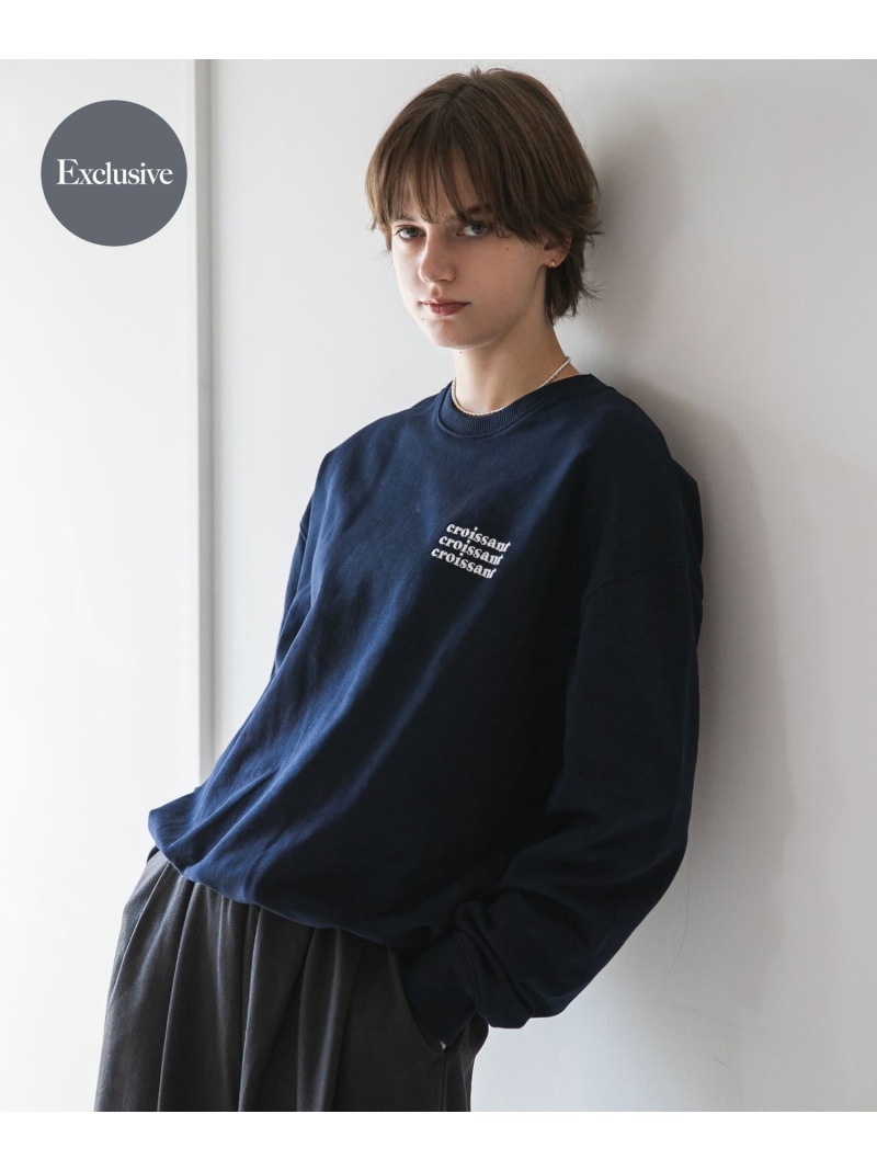 【SALE／50%OFF】『別注』Les Petits Basics×URBAN RESEARCH SWEAT URBAN RESEARCH アーバンリサーチ トップス スウェット・トレーナー 米国海軍 赤いこと【RBA_E】【貨物輸送無料】[ Fashion]