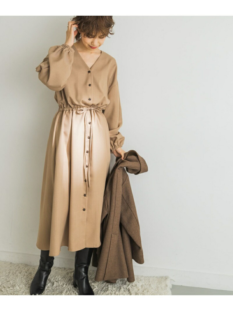 ドロストワンピース Urban Research アーバンリサーチ ワンピース ワンピースその他 ベージュ カーキ ブラック 送料無料 Rakuten Fashion Jaquemeng Com