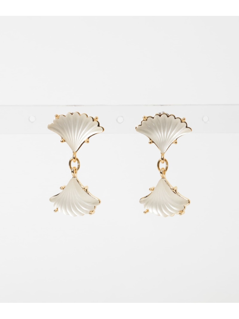 【SALE／50%OFF】gren by M マットガラスシェルピアス URBAN RESEARCH アーバンリサーチ アクセサリー・腕時計 ピアス【RBA_E】【送料無料】[ Fashion]