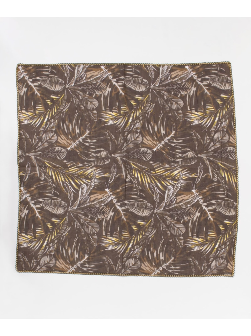 【SALE／60%OFF】THROW SASHA URBAN RESEARCH アーバンリサーチ ファッション雑貨 スカーフ・バンダナ ネイビー ブラウン【RBA_E】【送料無料】[ Fashion]