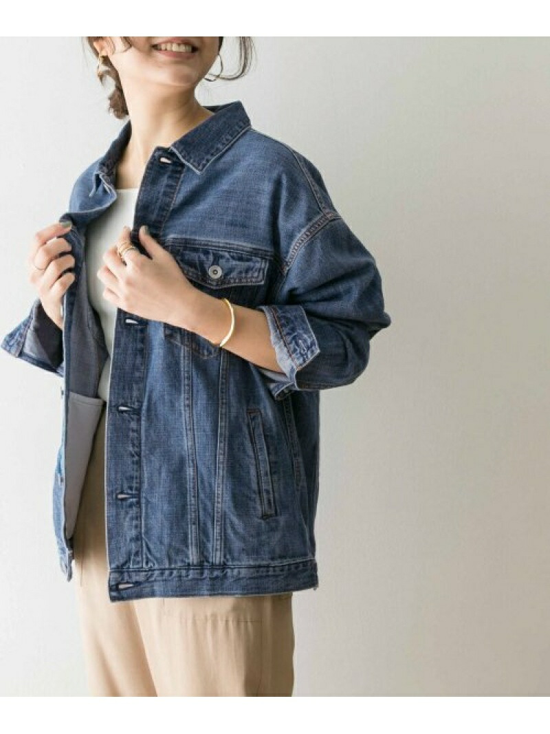 大流行中 Fashion オーバーサイズgジャン Urban Research アーバンリサーチ コート ジャケット デニムジャケット ブルー ホワイト Urban Research アーバンリサーチ Www Etechnologycr Com