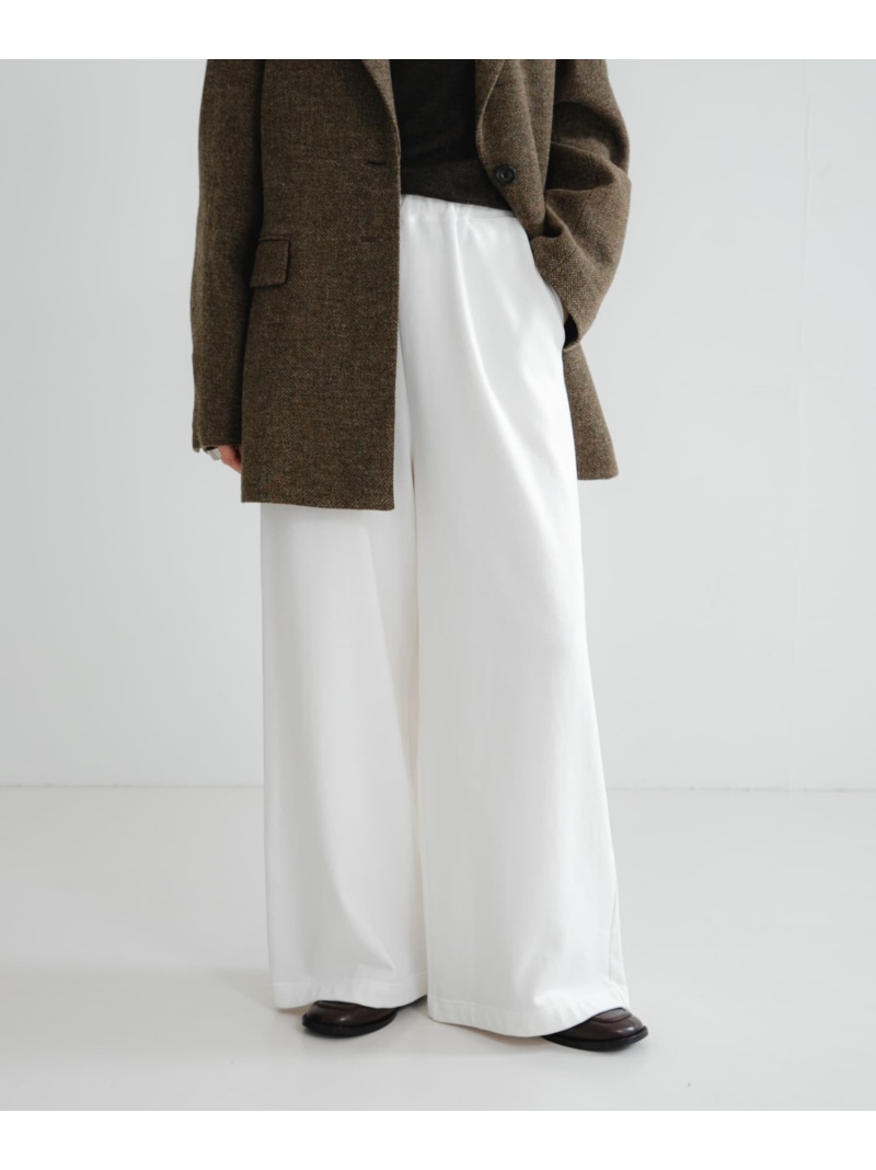 【SALE／40%OFF】ミニ裏毛イージーカットパンツ URBAN RESEARCH アーバンリサーチ パンツ ジャージ・スウェットパンツ グレー ホワイト ブラック【RBA_E】【送料無料】[ Fashion]｜URBAN RESEARCH／アーバンリサーチ