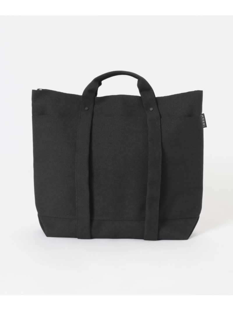KARRI AMIACALVA 2 WAY TOTE L URBAN RESEARCH アーバンリサーチ バッグ トートバッグ ブラック グレー【送料無料】[ Fashion]｜URBAN RESEARCH／アーバンリサーチ