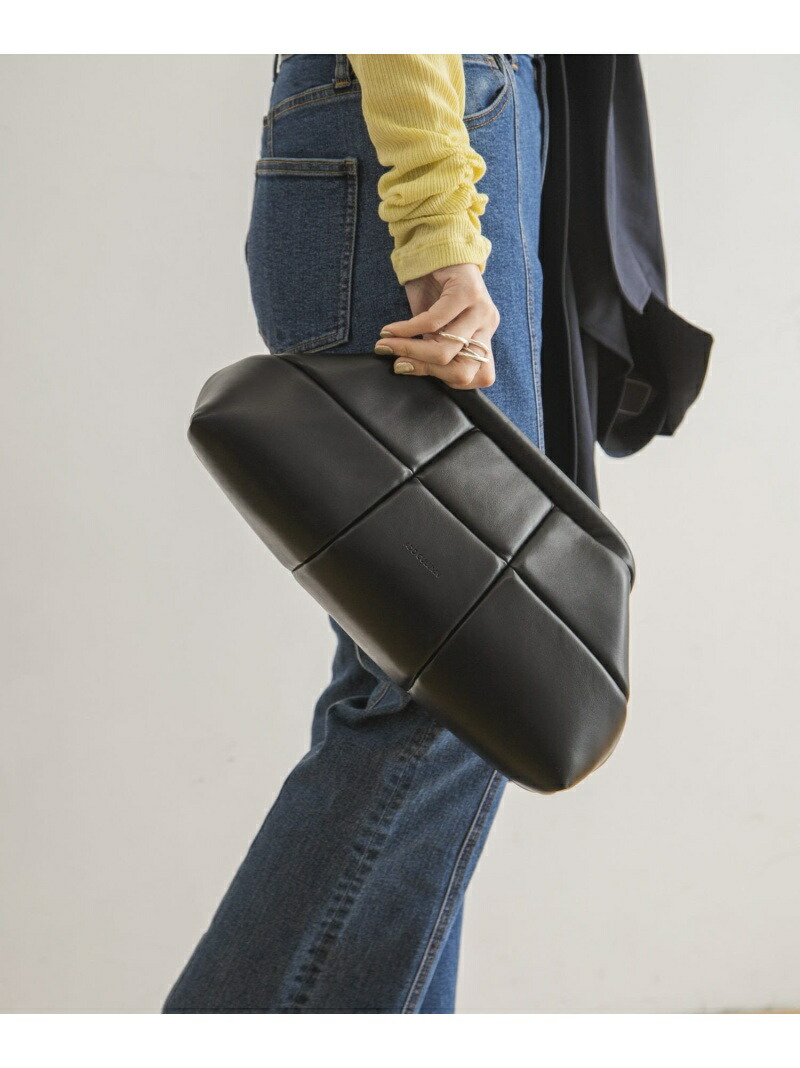 ADD CULUMN PUFF CLUCTH Rakuten クラッチバッグ ブルー URBAN 