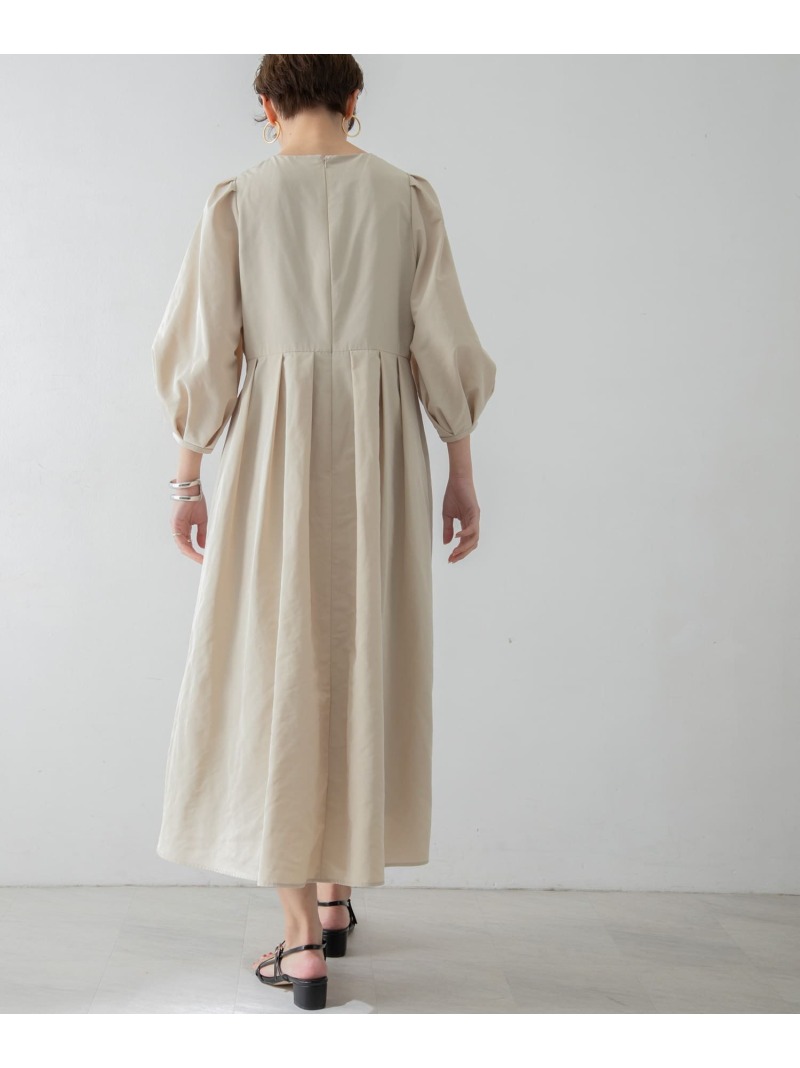 最高の La Maison 袖ボリュームワンピース Urban Research アーバンリサーチ ワンピース ワンピースその他 ベージュ ブラック 送料無料 Rakuten Fashion 独創的 Fiker Org