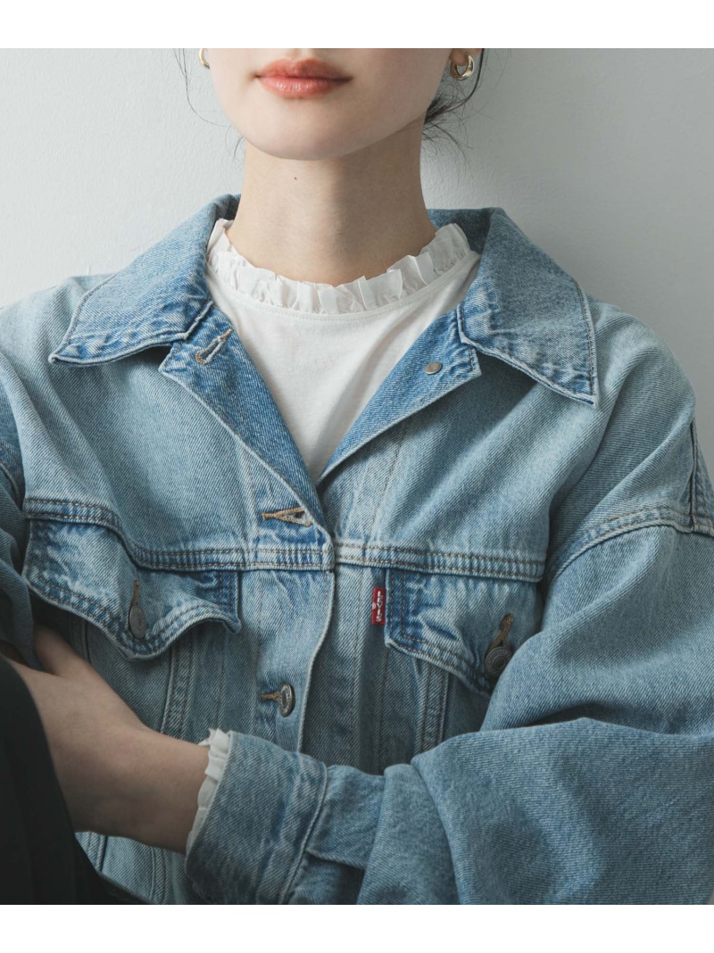 フリルデザインシアーカットソー URBAN RESEARCH アーバンリサーチ トップス カットソー・Tシャツ ブラック ホワイト【送料無料】[ Fashion]