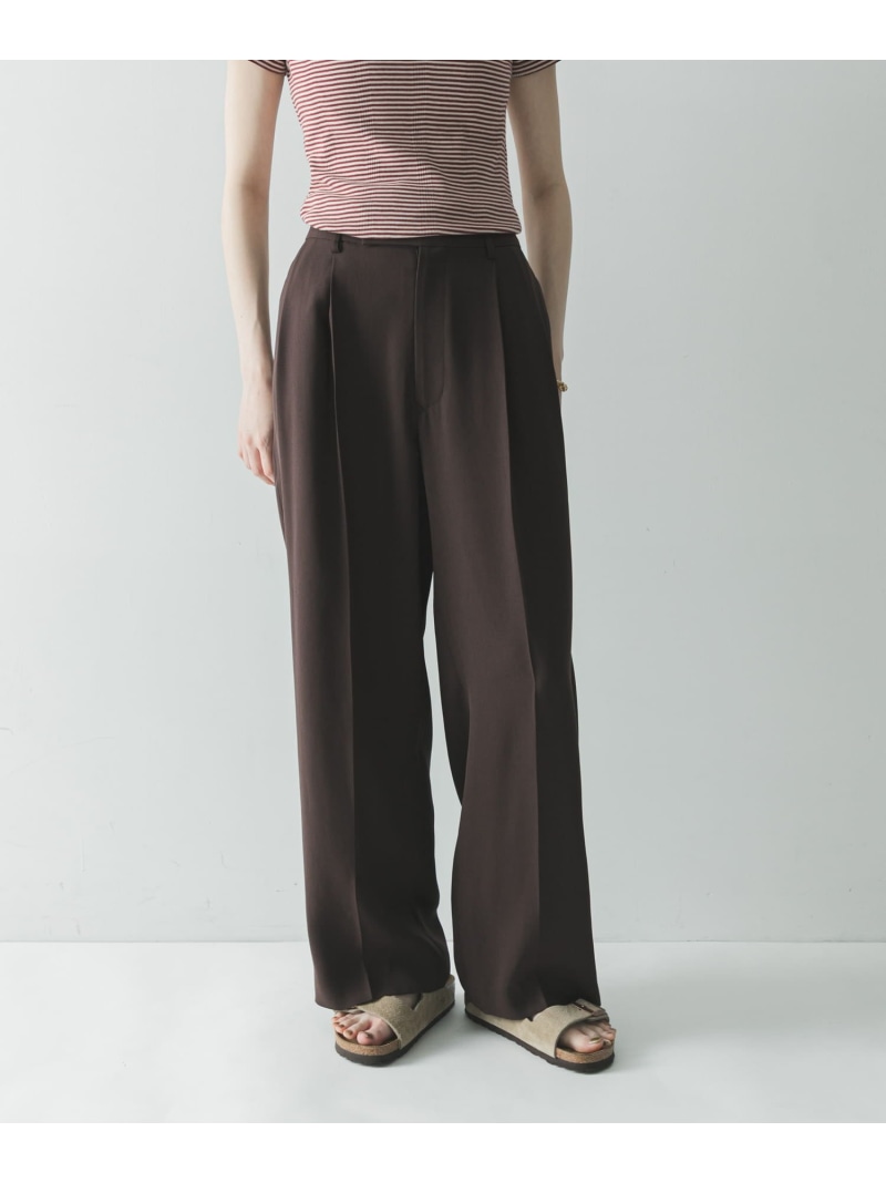 ダブルクロスキュプラパンツ URBAN RESEARCH アーバンリサーチ パンツ その他のパンツ ネイビー ブラウン ブラック【送料無料】[ Fashion]