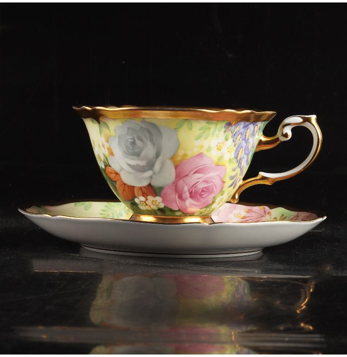 楽天市場】大倉陶園 ミモザカップ&ソーサー (1客/碗皿)【送料