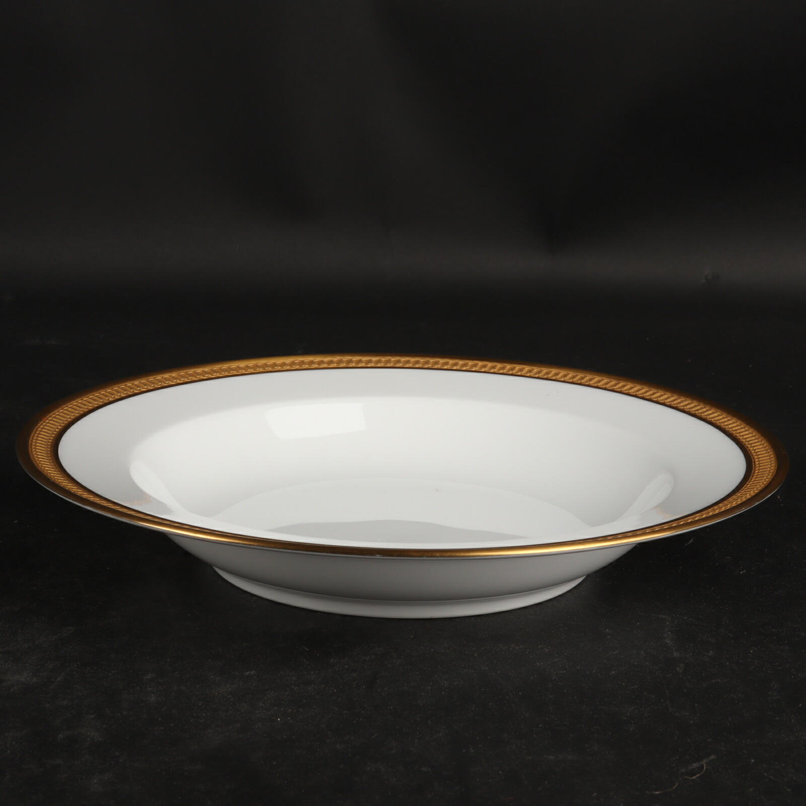 大倉陶園 エンボスクラウン2003 スープ皿 W22cm　40/R-924