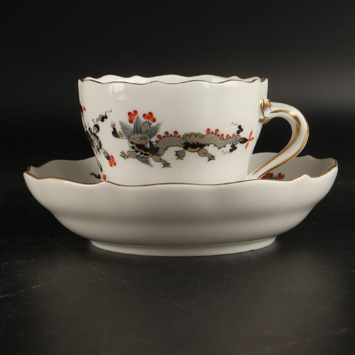 楽天市場】マイセン Meissen インドの華 多彩色 カップ＆ソーサー 一級