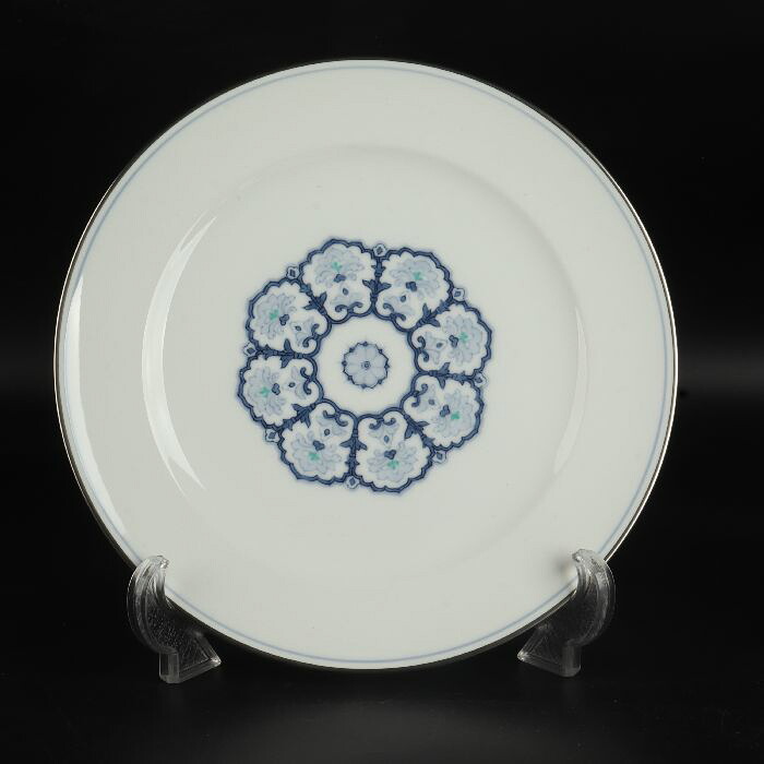 大倉陶園　呉須正倉院 ミート皿25.9cm　47/R-1305