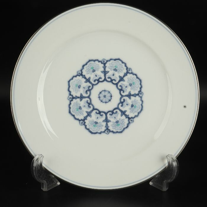 大倉陶園　呉須正倉院 ミート皿25.9cm　47/R-1309