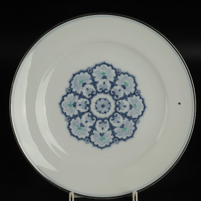 大倉陶園 呉須正倉院 デザート皿19.5cm 47/R-1319|uraart