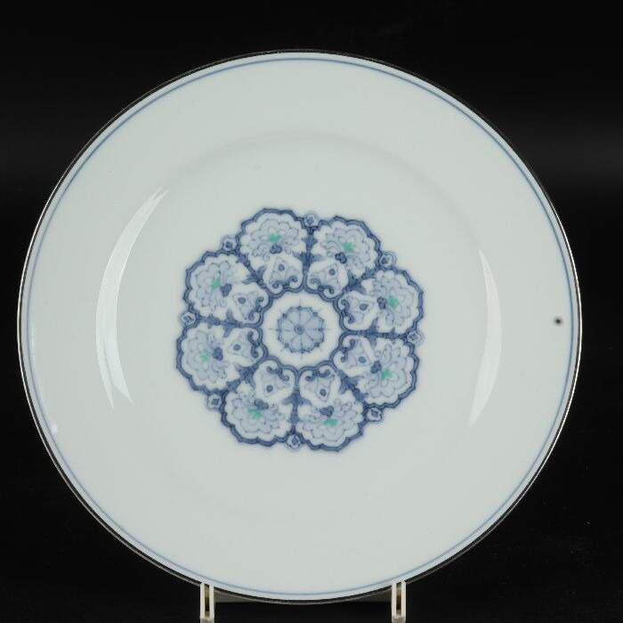 大倉陶園 呉須正倉院デザート皿 19.5cm 47/R-1325|uraart