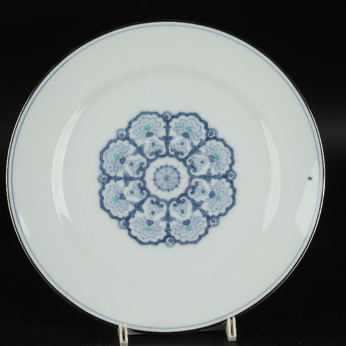 大倉陶園 呉須正倉院デザート皿 19.5cm 47/R-1327|uraart